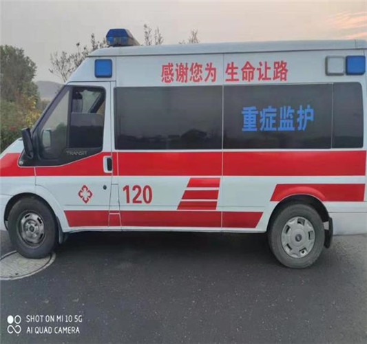 龙湾镇救护车出租服务案例3